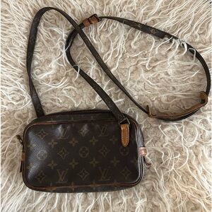 Louis Vuitton Brown Monogram Crossbody Bag